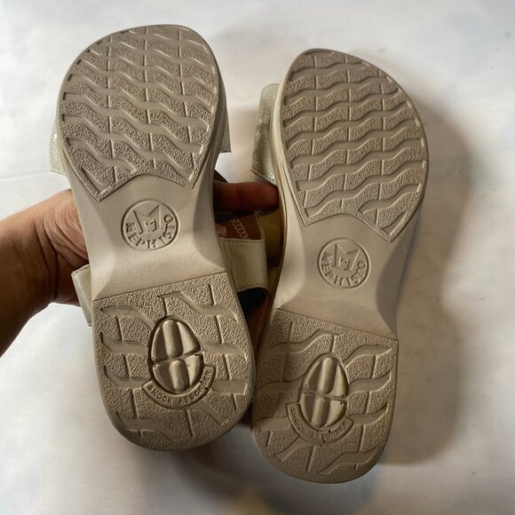 MEPHISTO FLORENTINA Ladies Beige Grain Leather Sandal 41 - Picture 4 of 4